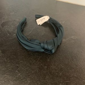 NWT. J. Crew Factory Satin Knot Headband